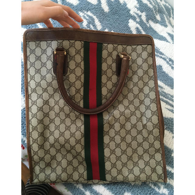 Gucci(グッチ)のヴィンテージ GUCCI レディースのバッグ(トートバッグ)の商品写真