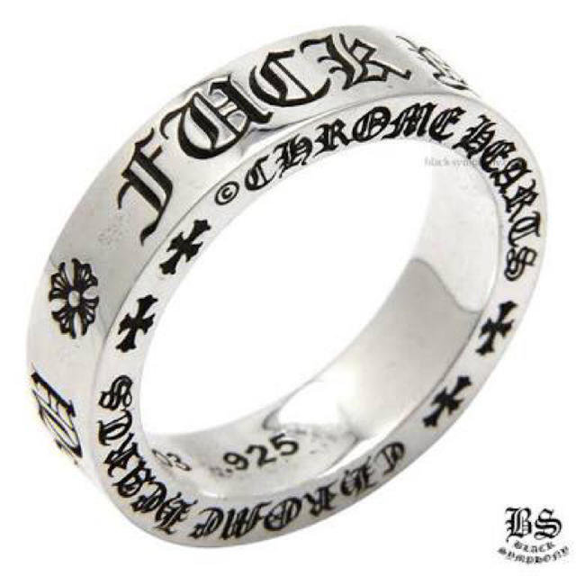 Chrome Hearts(クロムハーツ)のT☆Y様専用　クロムハーツ　リング　spacer 6mm-fuck you メンズのアクセサリー(リング(指輪))の商品写真