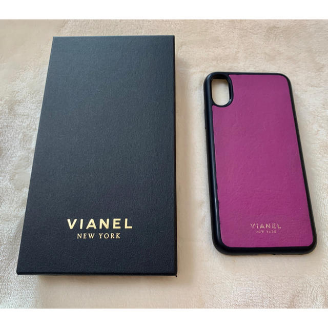 VIANEL NEW YORK レザーiPhone ケース　X/Xs用 スマホ/家電/カメラのスマホアクセサリー(iPhoneケース)の商品写真