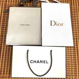 トムフォード(TOM FORD)のトムフォード&CHANEL シャネル&ディオール　ショップ袋　空箱(ショップ袋)