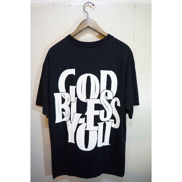 美品 20SS GOD BLESS YOU NO2 TEE 黒XL820K▲