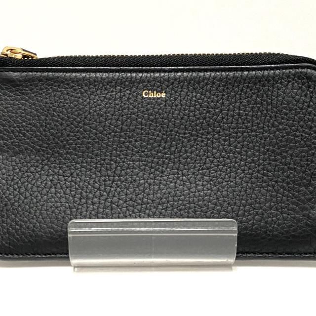 クロエ コインケース - 黒 L字ファスナー 【在庫処分】 www.gold-and ...