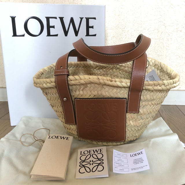 新品タグ付 LOEWE ロエベ かごバッグ S スモール BasketBag