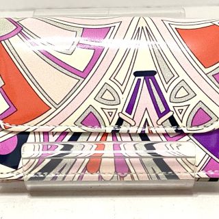 エミリオプッチ(EMILIO PUCCI)のエミリオプッチ 名刺入れ - レザー(名刺入れ/定期入れ)