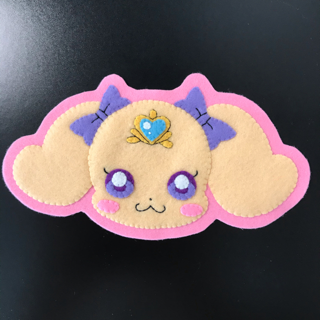 フェルト ワッペン ハンドメイド ハンドメイドのキッズ/ベビー(ネームタグ)の商品写真