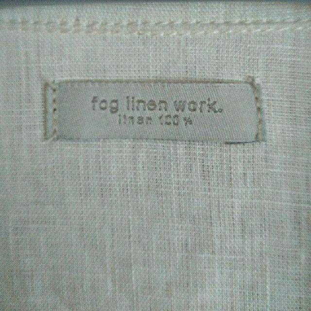 fog linen work(フォグリネンワーク)のfoglinenwork  リネン開襟シャツ レディースのトップス(シャツ/ブラウス(半袖/袖なし))の商品写真