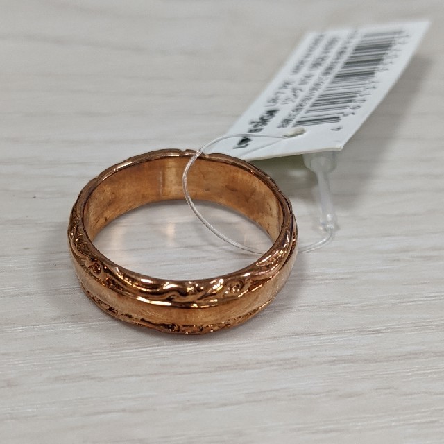 指輪　14号　リング　ピンクゴールド　ラインストーン レディースのアクセサリー(リング(指輪))の商品写真