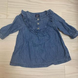 ベビーギャップ(babyGAP)の美品　ベビーギャップ  ワンピース　デニム(ワンピース)