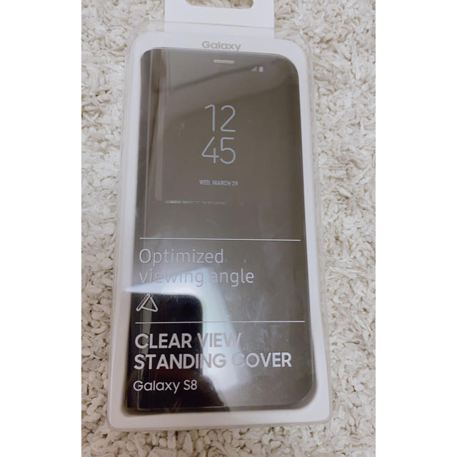 GalaxyS8 clear view standing cover 新品未使用