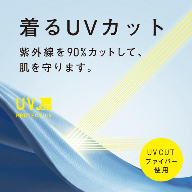 UNIQLO(ユニクロ)のyua様専用　新品＊ユニクロ　UVカット　パーカー　長袖　ベビー　子供　90 キッズ/ベビー/マタニティのキッズ服女の子用(90cm~)(ジャケット/上着)の商品写真