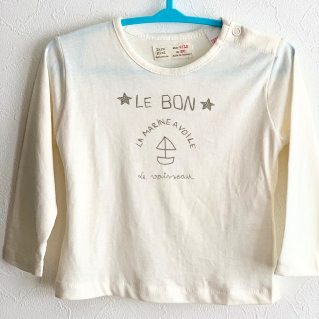 ZARA KIDS(ザラキッズ)のZARA Mini ロンT 長袖　80cm キッズ/ベビー/マタニティのベビー服(~85cm)(Ｔシャツ)の商品写真