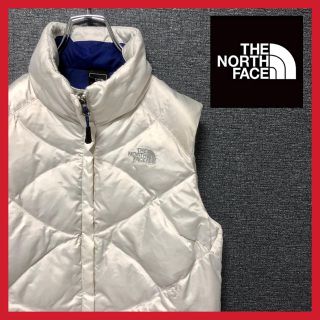 ノースフェイス(THE NORTH FACE) ホワイト ダウンベスト(レディース)の ...