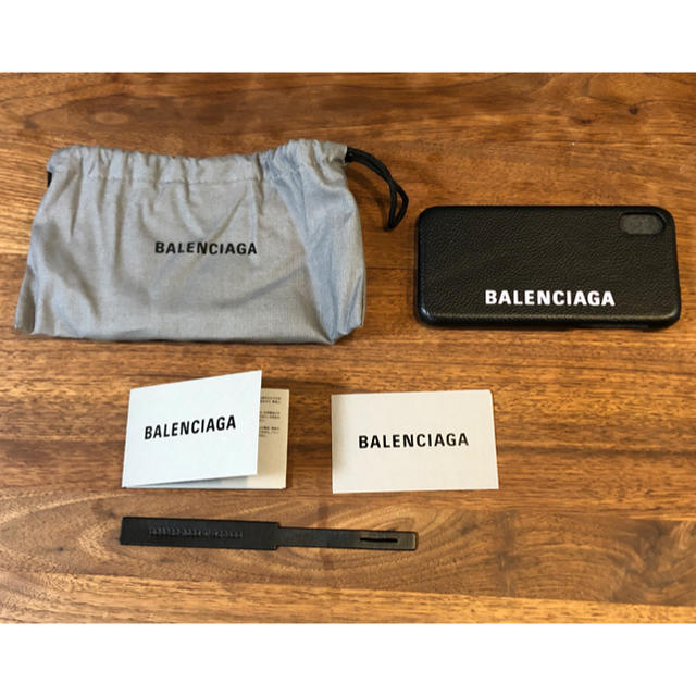 Balenciaga(バレンシアガ)のさおさお様専用　BALENCIAGA スマートフォンケース ブラック スマホ/家電/カメラのスマホアクセサリー(iPhoneケース)の商品写真