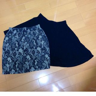 トップショップ(TOPSHOP)の値下げ!TOPSHOPスカート2点SET(ミニスカート)