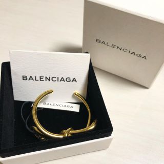 レア★BALENCIAGA バレンシアガ ブラック/ゴールドブレス