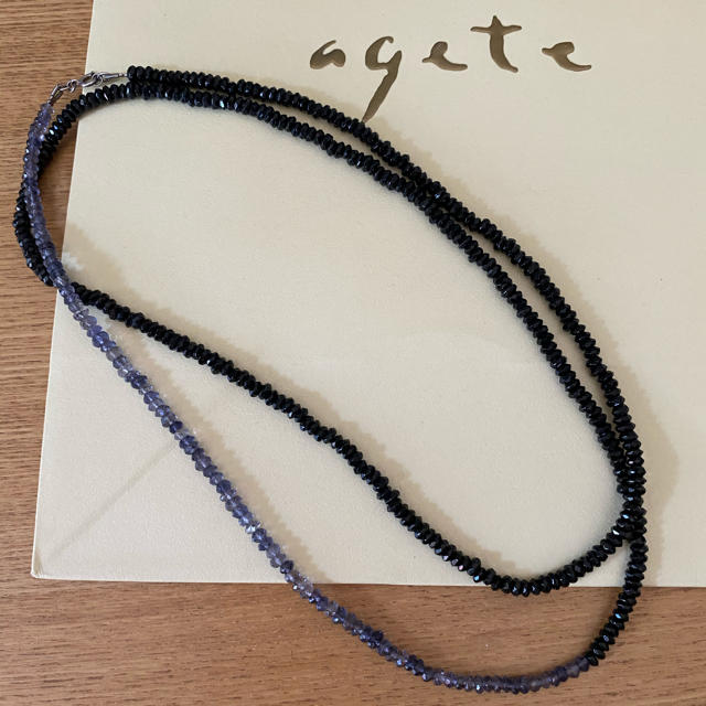 agete(アガット)のagete 天然石　ロングネックレス レディースのアクセサリー(ネックレス)の商品写真