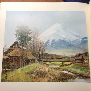 向井 潤吉、113、額装画集画、新品高級額、日本の風景、ふるさと