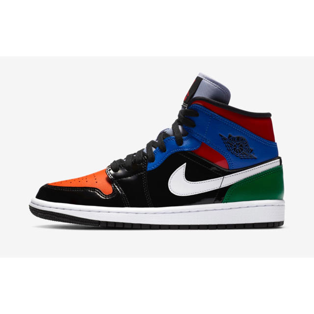 AIR JORDAN 1 MID SE Patent Blend 24.5