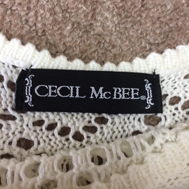 CECIL McBEE(セシルマクビー)の CECIL McBEE ドルマン型 フリンジ サマーニット レディースのトップス(ニット/セーター)の商品写真