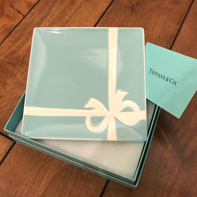 Tiffany/ティファニー ブルーボックス 14×14 プレート 2枚セットキッチン/食器