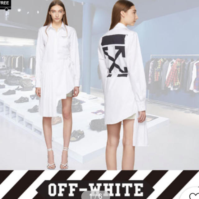 トップスoff-white シャツ　ブラウス