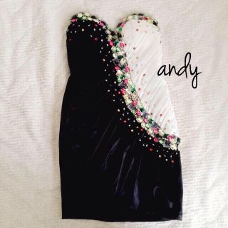 アンディ(Andy)のAndy♡ベアトップドレス(ミニワンピース)