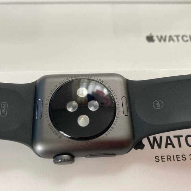 Apple Watch(アップルウォッチ)のアップルウォッチ3 38mm スマホ/家電/カメラのスマートフォン/携帯電話(その他)の商品写真