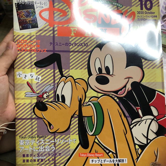 Disney(ディズニー)のDisney FAN (ディズニーファン) 2020年 10月号 エンタメ/ホビーの雑誌(アート/エンタメ/ホビー)の商品写真