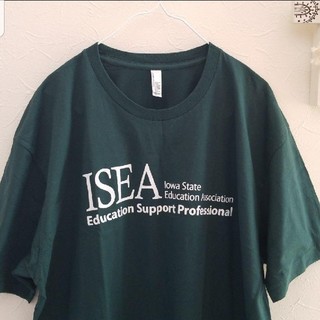 アメリカンアパレル(American Apparel)のUSA製　Tシャツ　バックプリント(Tシャツ/カットソー(半袖/袖なし))