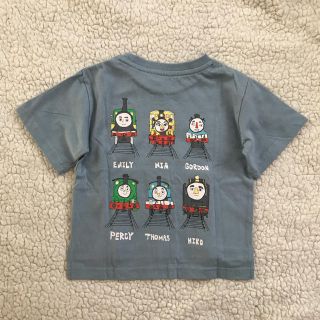 チャオパニックティピー(CIAOPANIC TYPY)のチャオパニック TYPY きかんしゃトーマス コラボバックプリントTシャツ 90(Tシャツ/カットソー)