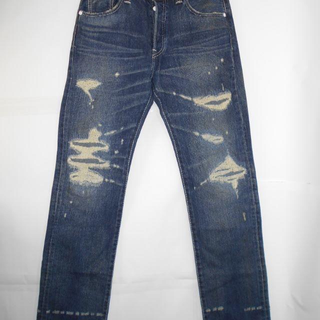 01091● LEVI'S 501 ダメージ加工 リペア加工 デニム リーバイス
