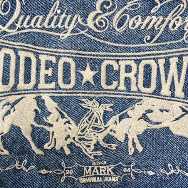 RODEO CROWNS(ロデオクラウンズ)のお値下げしました。ロデオ　デニムトートバッグ　店舗限定品 レディースのバッグ(トートバッグ)の商品写真