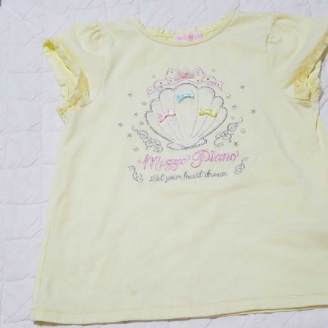 mezzo piano(メゾピアノ)のメゾピアノ 130 Tシャツ　シェル キッズ/ベビー/マタニティのキッズ服女の子用(90cm~)(Tシャツ/カットソー)の商品写真