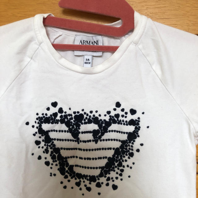 ARMANI JUNIOR(アルマーニ ジュニア)のARMANI JUNIOR 女の子Tシャツ キッズ/ベビー/マタニティのキッズ服男の子用(90cm~)(Tシャツ/カットソー)の商品写真