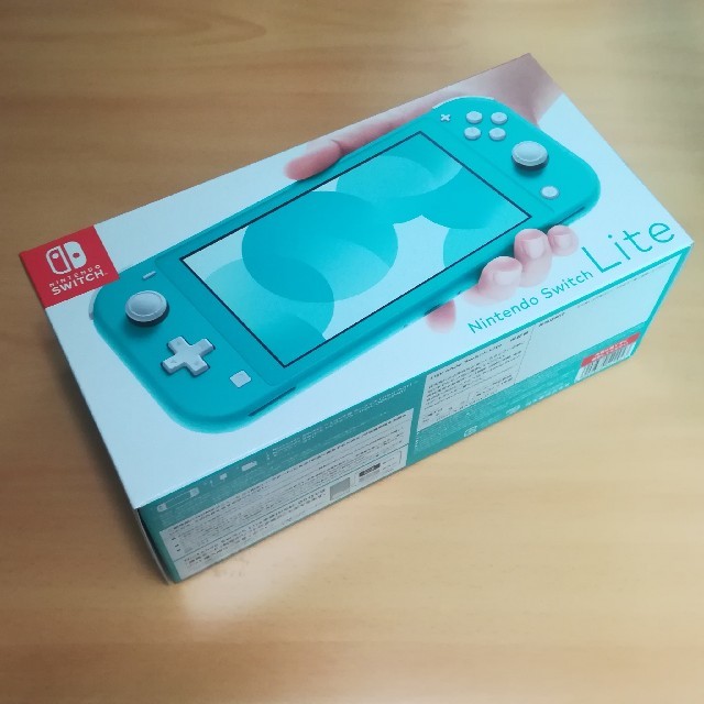 Nintendo Switch(ニンテンドースイッチ)の新品！ Nintendo Switch Lite ターコイズ エンタメ/ホビーのゲームソフト/ゲーム機本体(携帯用ゲーム機本体)の商品写真