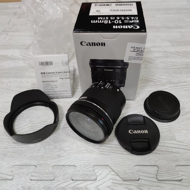 10,250円Canon 広角レンズ EF-S 10-18mm f4.5-5.6 IS STM