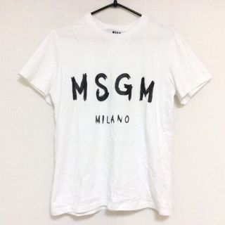 エムエスジイエム(MSGM)のエムエスジィエム 半袖Tシャツ サイズM -(Tシャツ(半袖/袖なし))