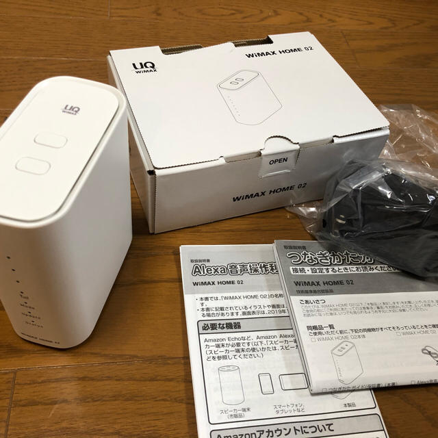 NEC(エヌイーシー)のNEC UQ WiMAX HOME 02 スマホ/家電/カメラのPC/タブレット(PC周辺機器)の商品写真