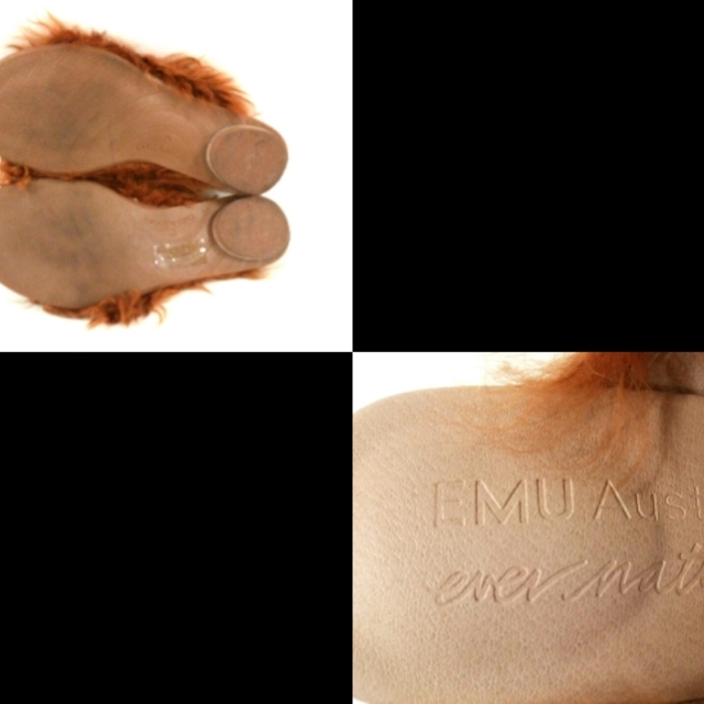 EMU(エミュー)のエミュ ミュール L レディース美品  ファー レディースの靴/シューズ(ミュール)の商品写真