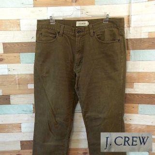 ジェイクルー(J.Crew)の【J.CREW】 美品 ジェイクルー ブラウンボトムス デニム 日本製 35(デニム/ジーンズ)