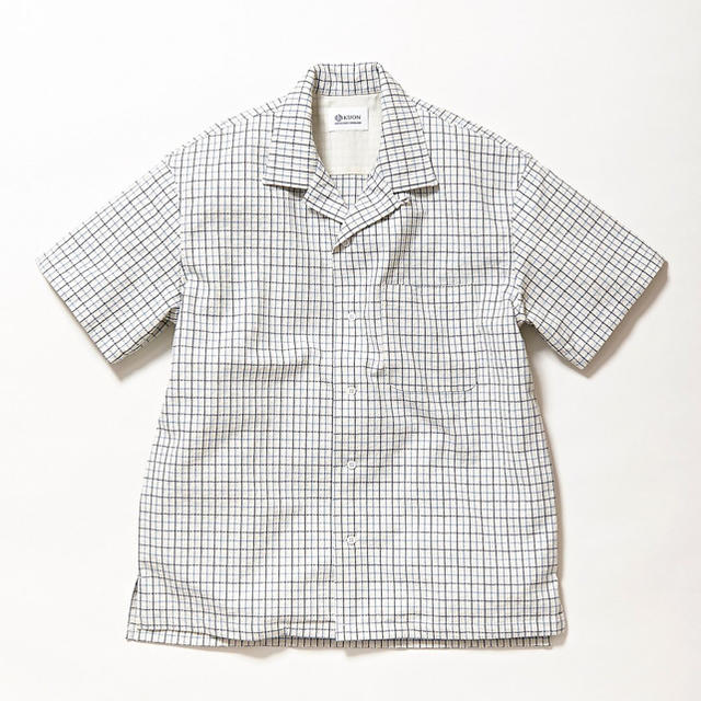 COMOLI(コモリ)のKUON  刺し子　オープンカラーシャツ　20ss メンズのトップス(シャツ)の商品写真