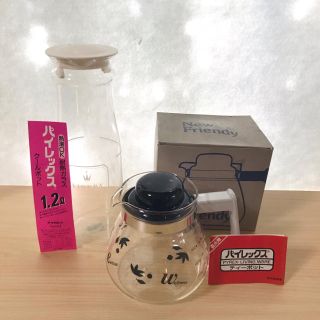 パイレックス(Pyrex)のオールドパイレックス ティーポット＆クールポットセット(食器)