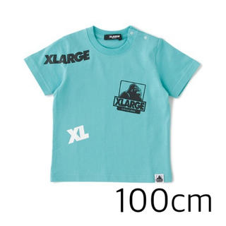 エクストララージ(XLARGE)の新品☆X-LARGE kids Tシャツ　100cm ブルー(Tシャツ/カットソー)