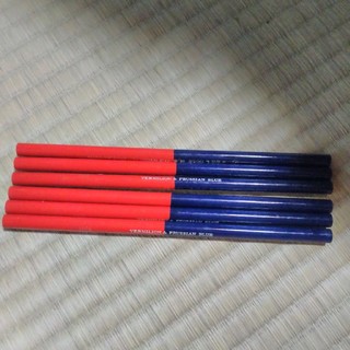 トンボエンピツ(トンボ鉛筆)のえぴちゃん様　赤青色鉛筆6本(鉛筆)