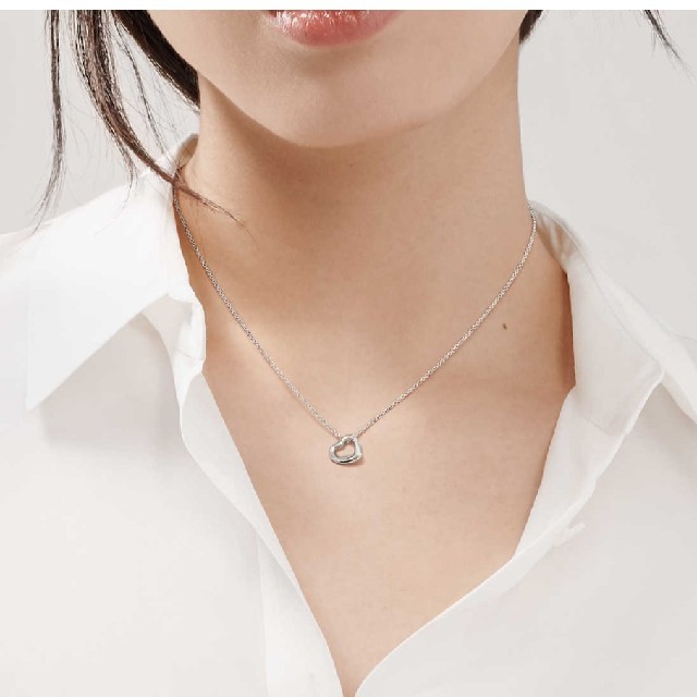 Tiffany & Co.(ティファニー)のティファニーオープンハートネックレス レディースのアクセサリー(ネックレス)の商品写真