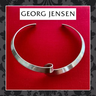 ジョージジェンセン(Georg Jensen)の希少！◽️王室御用達ジョージ ジェンセン シルバー925チョーカー ネックレス (ネックレス)