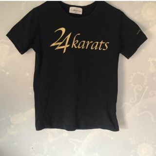 ゴールドトゥエンティーフォーカラッツディガーズ(GOLD 24karats Diggers)の24karats Tシャツ　SMALL(Tシャツ(半袖/袖なし))