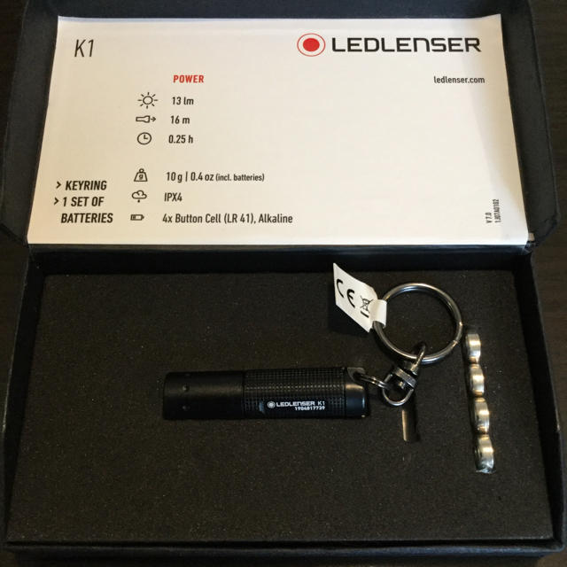 LEDLENSER(レッドレンザー)のレッドレンザー キーライト K1 未使用品 スポーツ/アウトドアのアウトドア(ライト/ランタン)の商品写真