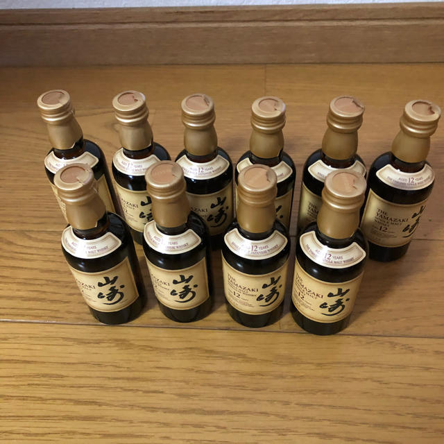 サントリーシングルモルト山崎12年50ml10本セット