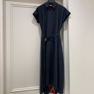 バーバリーブルーレーベル(BURBERRY BLUE LABEL)のブルーレーベルクレストブリッジ　ロングワンピース　マキシ丈ワンピ(ロングワンピース/マキシワンピース)